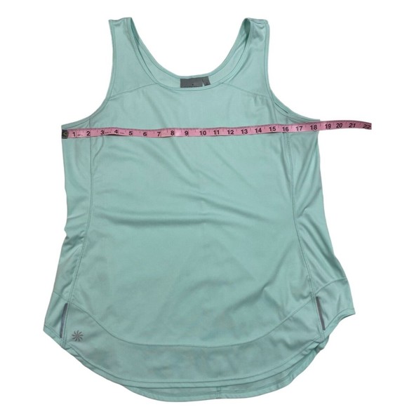 Athleta Record Breaker Womens Size Medium Mint Green Workout Yoga Tank Top - Picture 7 of 9